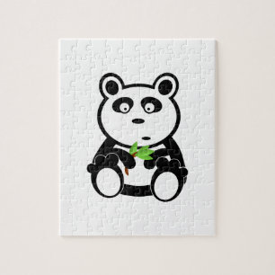 Panda Bear Black White Destiny Gifts Jigsaw Puzzle