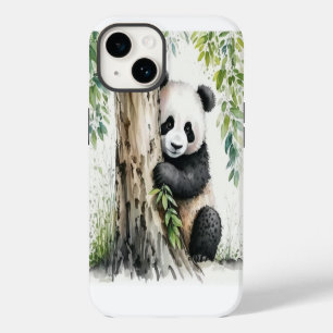 Panda Bear By Tree iPhone 14 Case