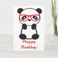 Panda Bear Card