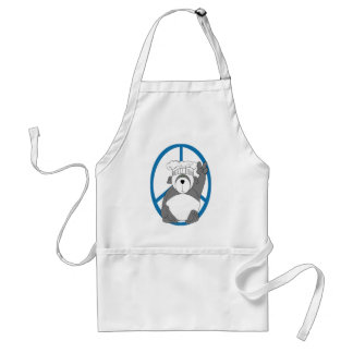 Panda Bear Chef Peace Standard Apron