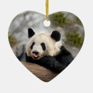 Panda Bear Christmas Ornaments