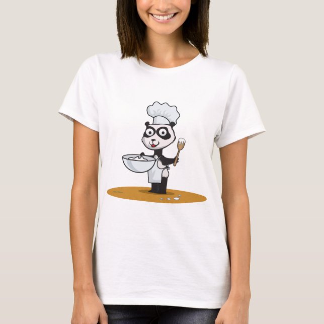 Panda Bear Cook T-Shirt (Front)