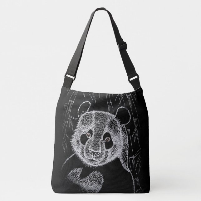 Panda Bear Crossbody Bag (Front)