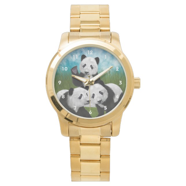 Panda Bear Cub Love Watch (Front)