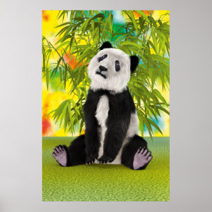 Panda Bear Cub Poster