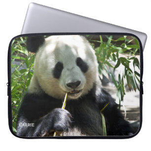 Panda Bear Custom Laptop Case