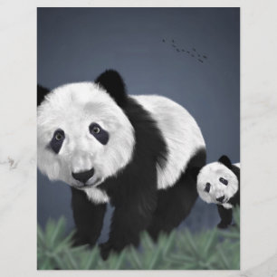 panda bear cute cuddly animal black white sweet