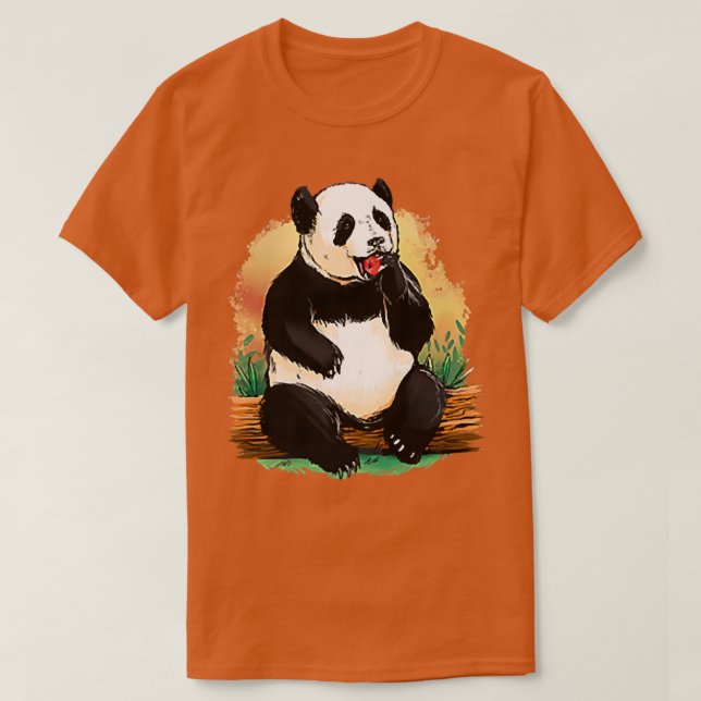 Panda Bear Cute Premium  T-Shirt (Design Front)