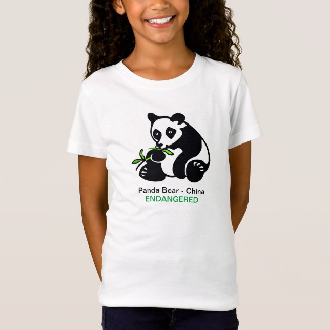  PANDA Bear -Endangered species - China - wildlife T-Shirt (Front)