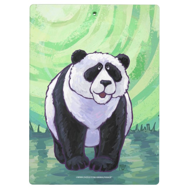 Panda Bear Gifts & Accessories Clipboard (Back)