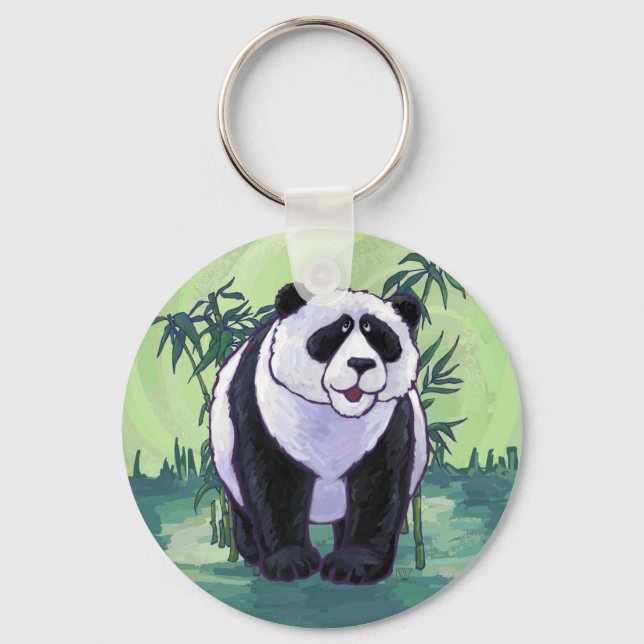 Panda Bear Gifts & Accessories Key Ring (Front)