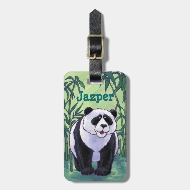 Panda Bear Gifts & Accessories Luggage Tag (Front Vertical)