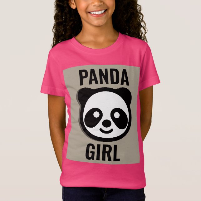 PANDA BEAR GIRLS T-SHIRTS (Front)