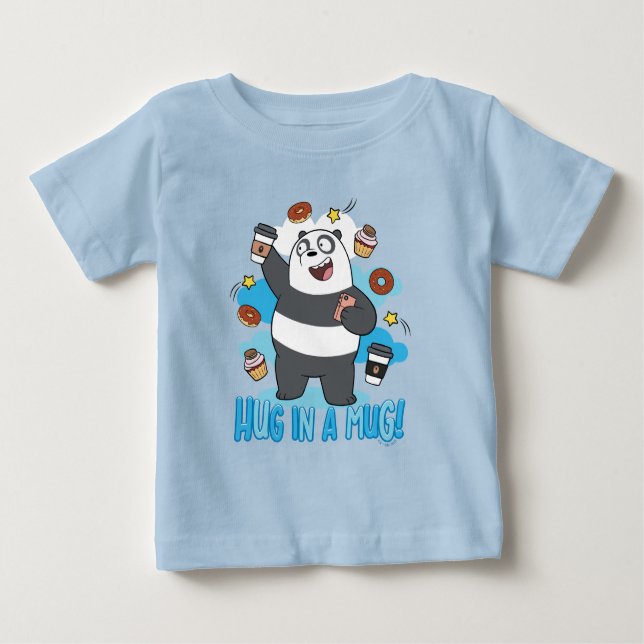 Panda Bear - Hug in a Mug! Baby T-Shirt (Front)