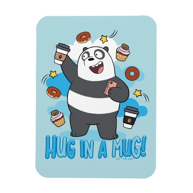 Panda Bear - Hug in a Mug! Magnet (Vertical)