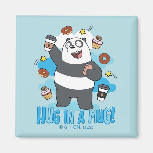 Panda Bear - Hug in a Mug! Magnet (Front)