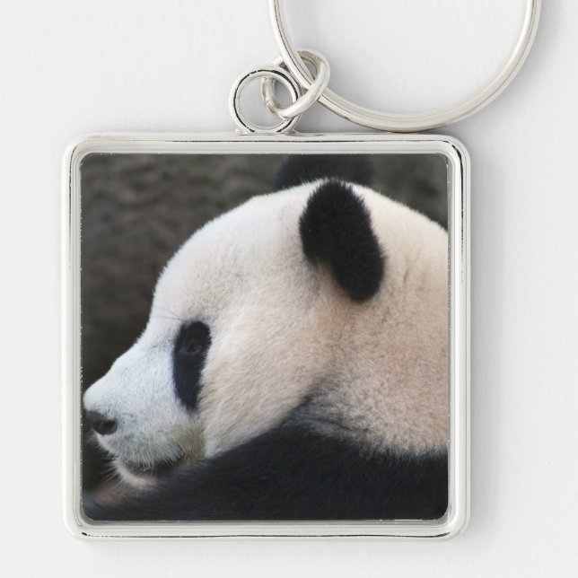 Panda Bear Hugs Key Ring (Front)