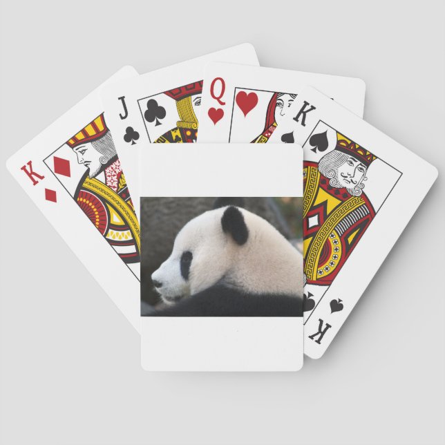 Panda Bear Hugs Playing Cards (Back)