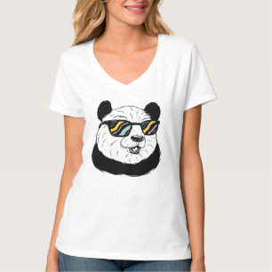 Panda Bear in Sunglasses T-Shirt
