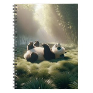 Panda Bear In Sunshine Notebook