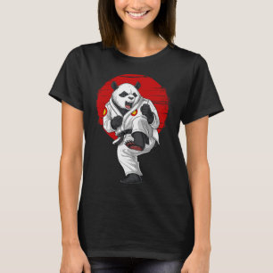 Panda Bear Karate Kickboxing Muay Thai Martial Art T-Shirt