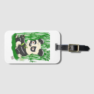 Panda Bear Luggage Tag
