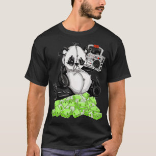 Panda Bear Money  T-Shirt