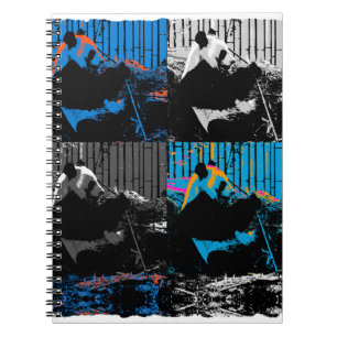 Panda Bear Multi-panel Modern Art Design Notebook