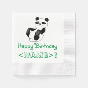 Panda Bear Napkin