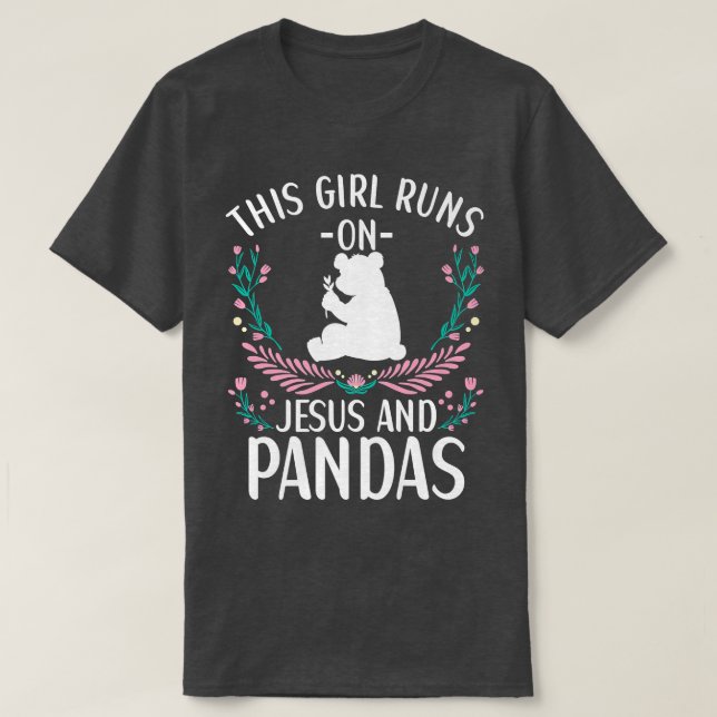 Panda Bear Outfit for Cute Panda Lovers Apparel Wo T-Shirt (Design Front)