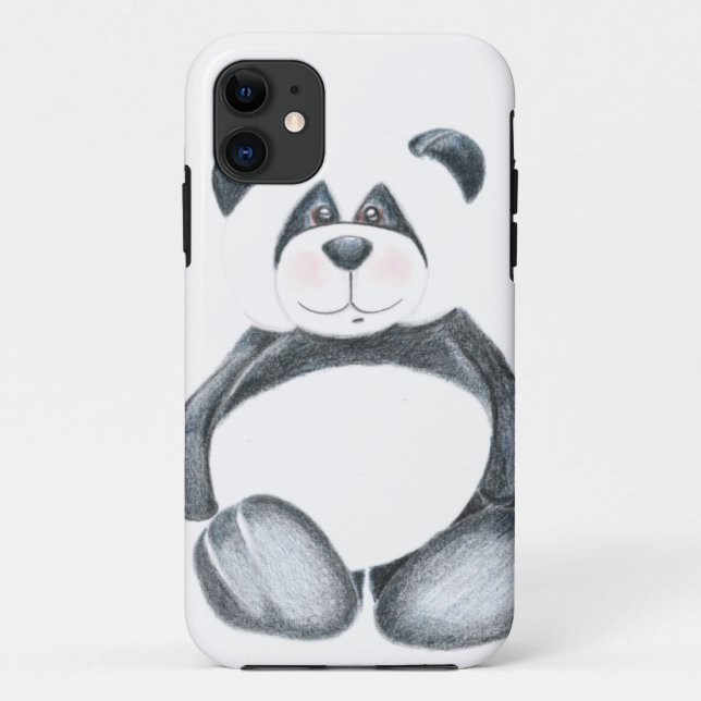 Panda Bear Pencil Art Case-Mate iPhone Case (Back)