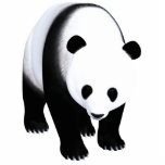 Panda Bear Photo Sculpture Decoration<br><div class="desc">cute panda bear</div>