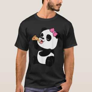 Panda Bear Pizza for Toddler Girls and Women T-Shirt