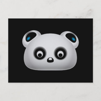 Panda bear postcard