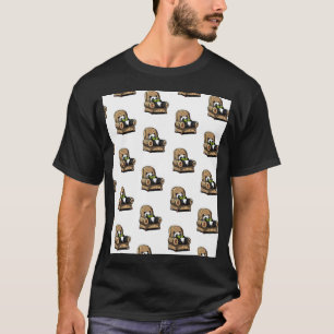 Panda Bear Reading T-Shirt