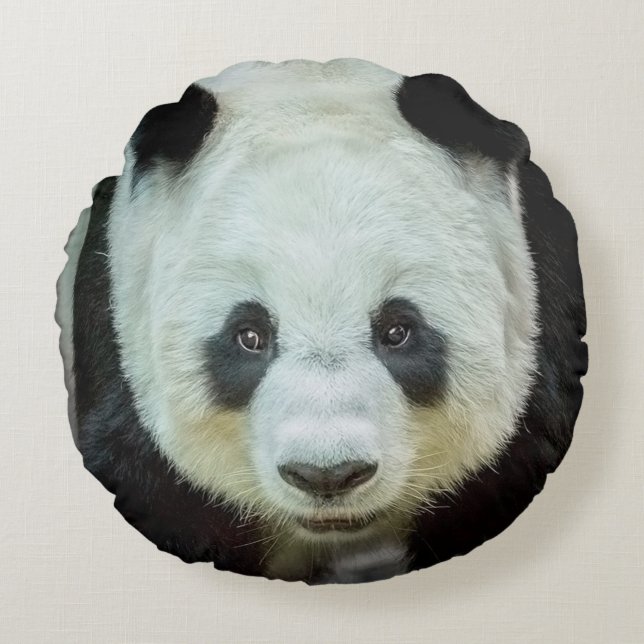Panda Bear Round Cushion (Front)