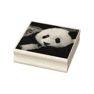 PANDA BEAR RUBBER STAMP