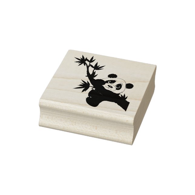 Panda Bear Rubber Stamp (Stamp)