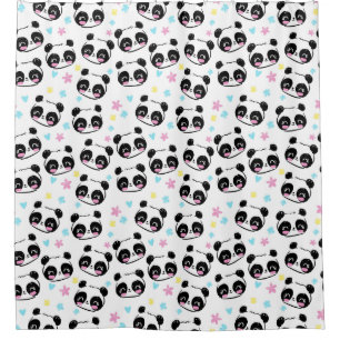 Panda Bear Shower Curtain