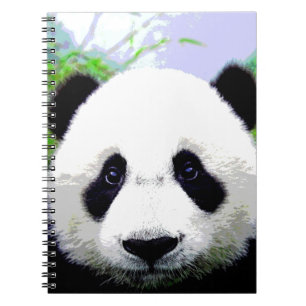 Panda Bear Spiral Notebook