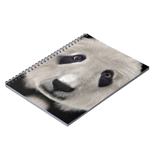 Panda Bear Spiral Notebook (Left Side)