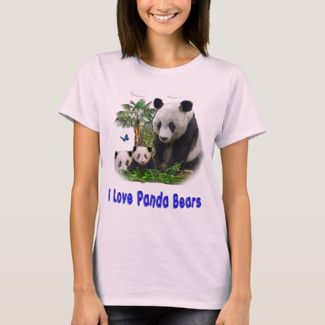  panda bear T-Shirt (Front)