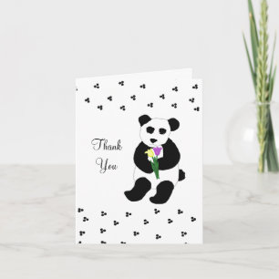 Panda Bear Thank You Card