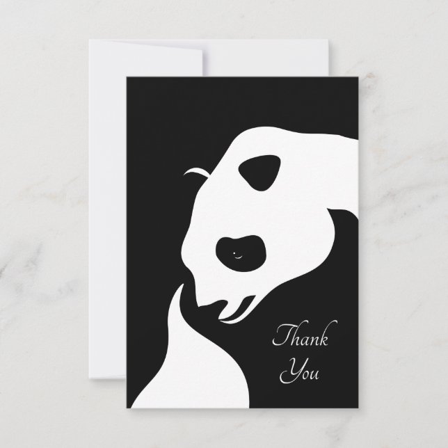 Panda Bear Thank You Cards (Front)