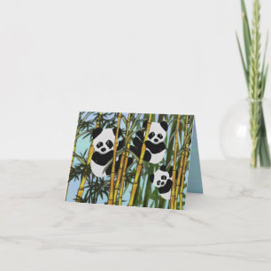 Panda Bear Thinking of You`` Card