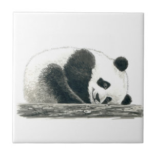 Panda bear tile