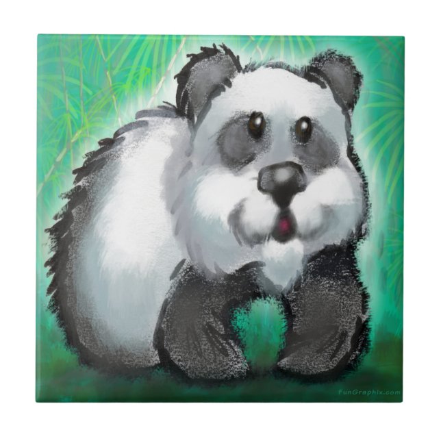 Panda Bear Tile (Front)