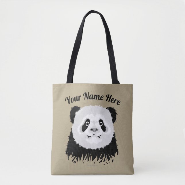 Panda Bear Tote Bag (Front)
