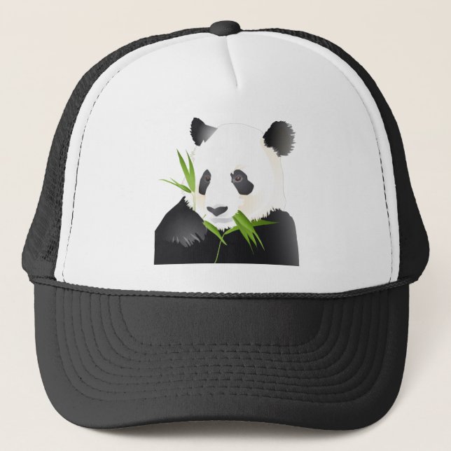 Panda Bear Trucker Hat (Front)
