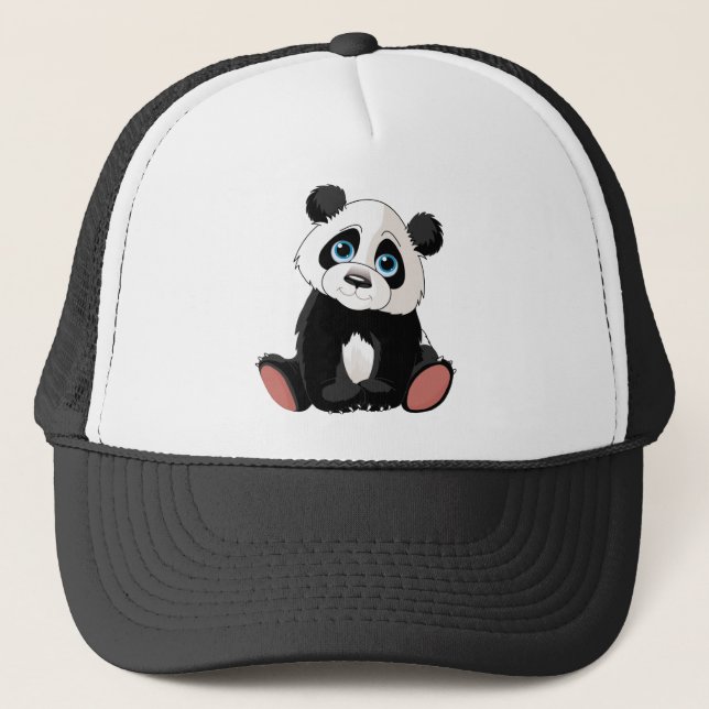 Panda Bear Trucker Hat (Front)
